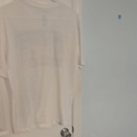 White Graphic T-Shirt with Winter Event Show Print - Picture 5 of 5